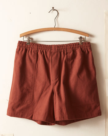 Twill Rugby Short - Cinnamon SHORTS BODE New York