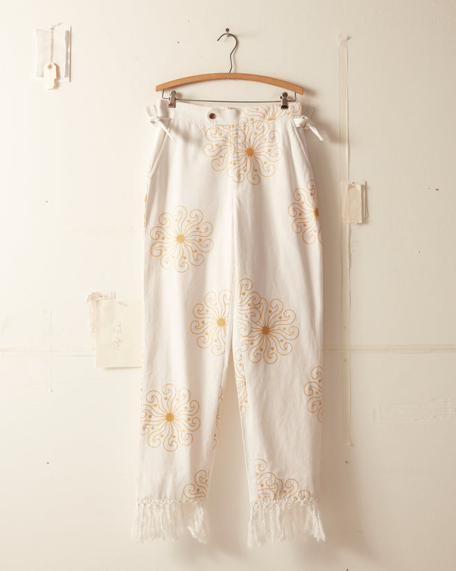 Soleil Fringe Trousers TROUSERS BODE New York