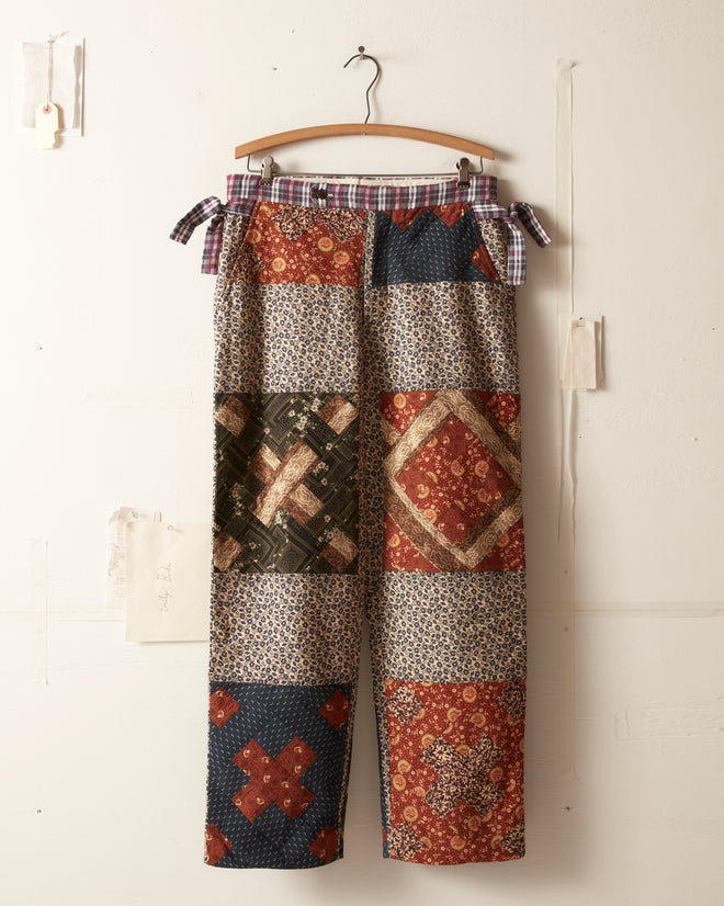 Criss Cross Quilt Trousers TROUSERS BODE New York