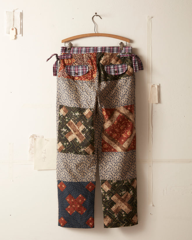 Criss Cross Quilt Trousers TROUSERS BODE New York
