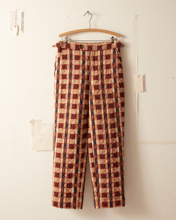 Bouquet Cloth Quilt Trousers TROUSERS BODE New York