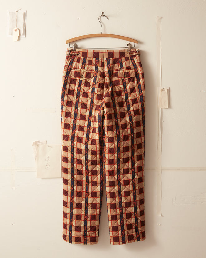 Bouquet Cloth Quilt Trousers TROUSERS BODE New York
