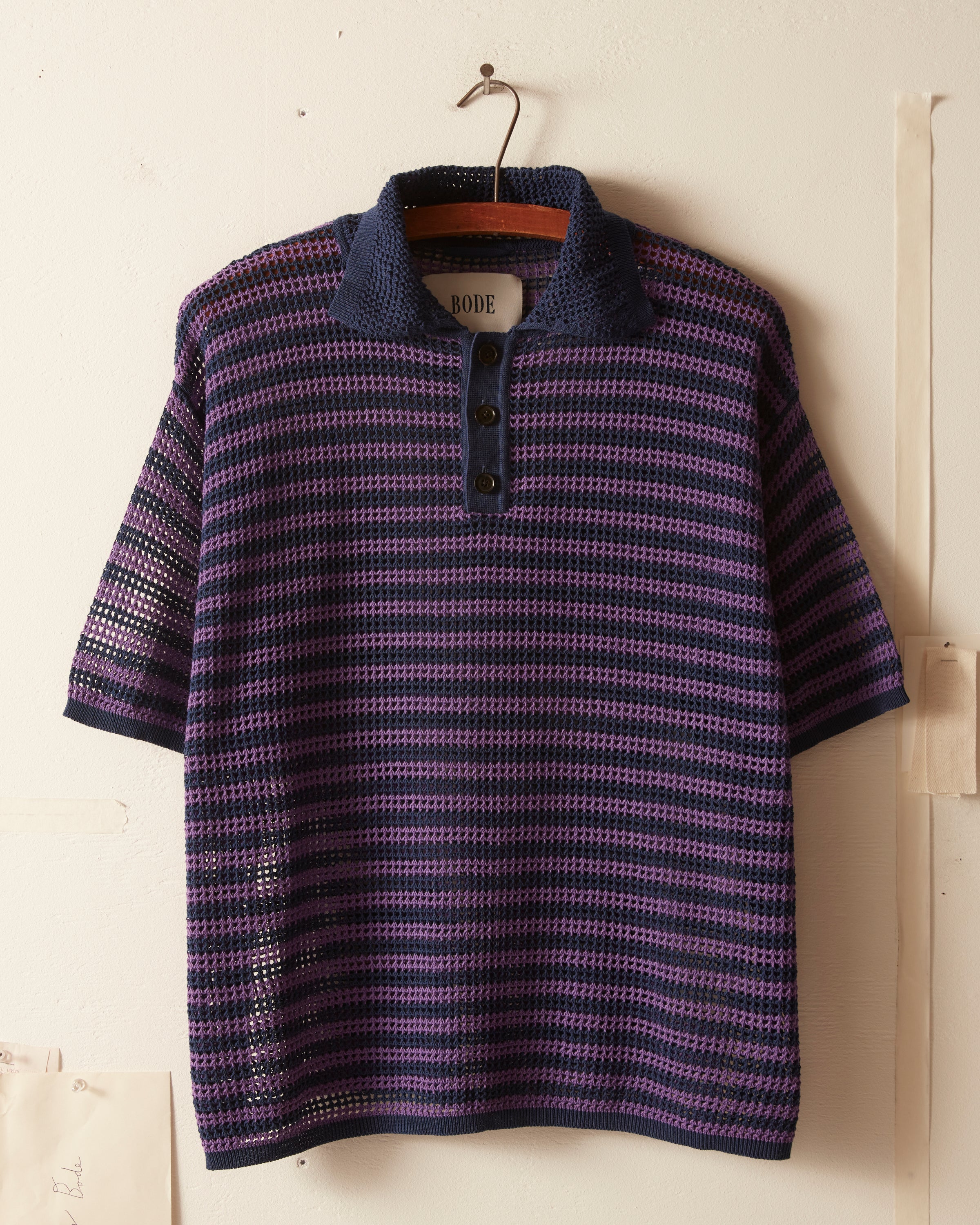 Lattice Polo - Duotone Stripe – BODE