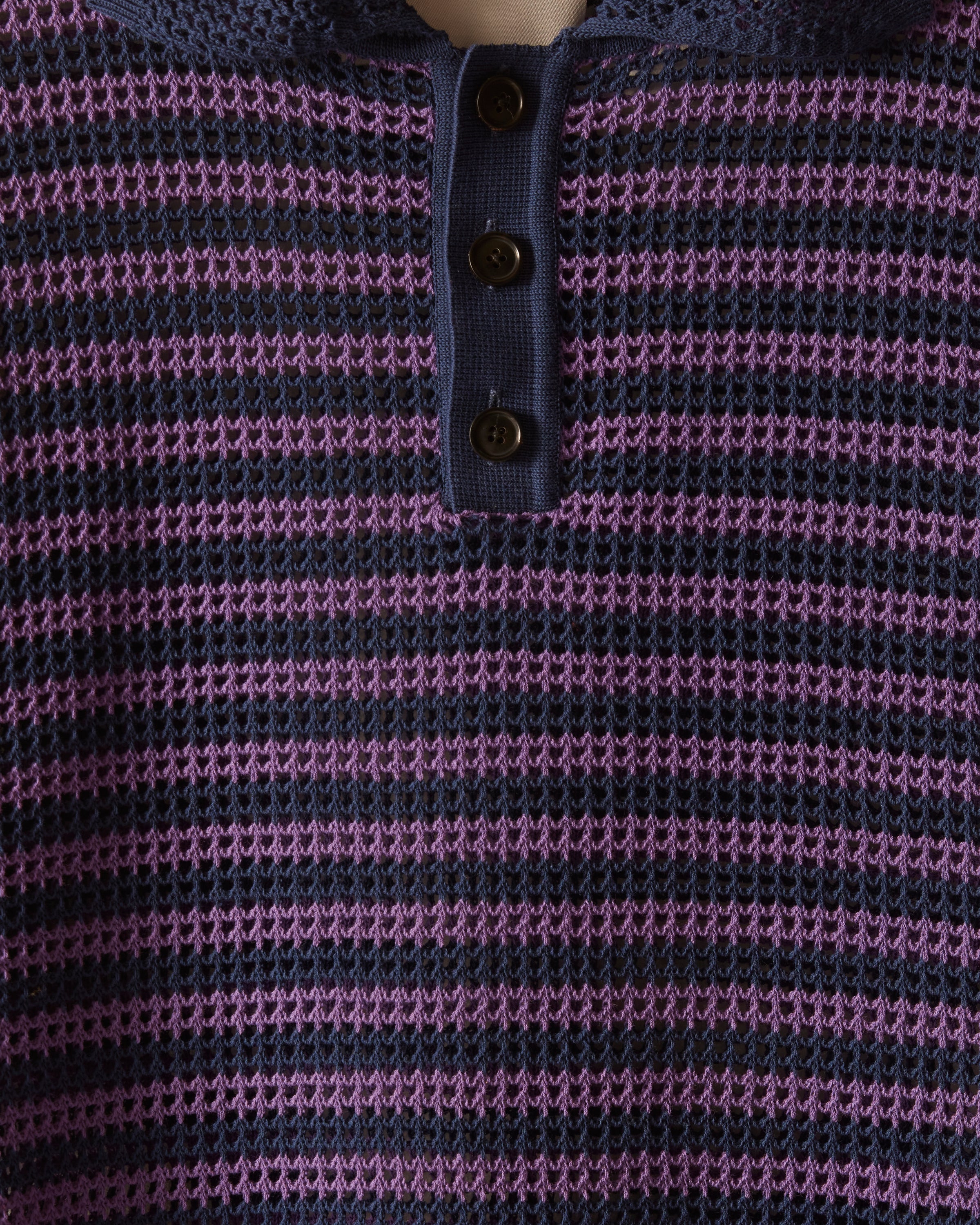 Lattice Polo - Duotone Stripe – BODE