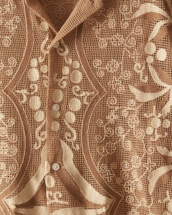 Filet Filigree Long Sleeve Shirt SHIRT BODE New York