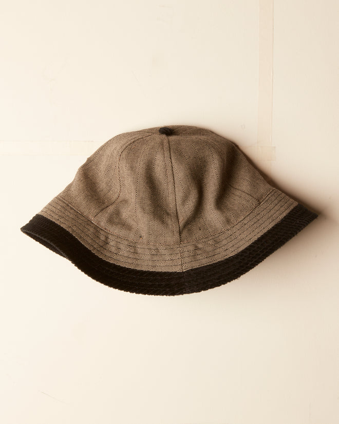 Herringbone Grandfather Hat
