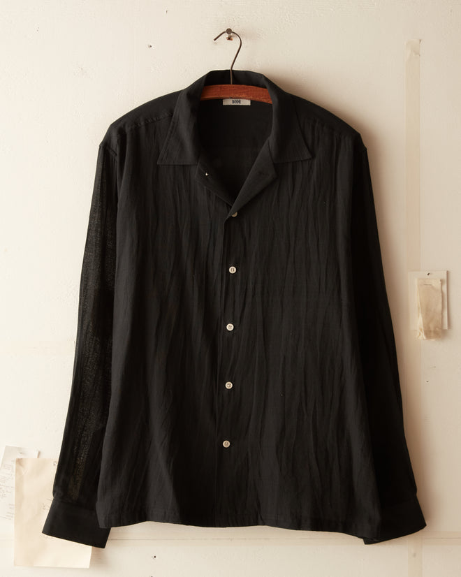 Onyx Cotton LS Shirt SHIRT BODE New York