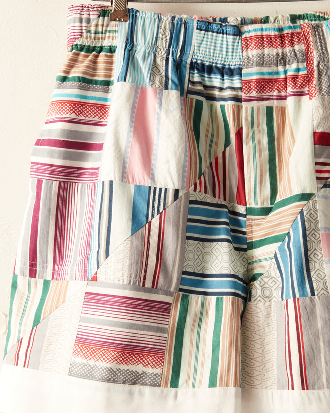 Patchwork Oxford Shorts SHORTS BODE New York