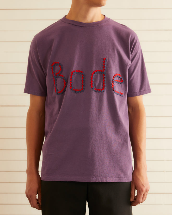 Rickrack Namesake Tee - Purple T-SHIRT BODE New York