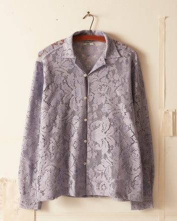 Purple Lace Long Sleeve Shirt SHIRT BODE New York