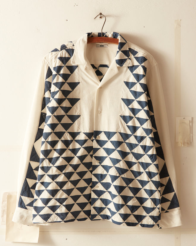Pyramid Dot Quilt Shirt - M/L