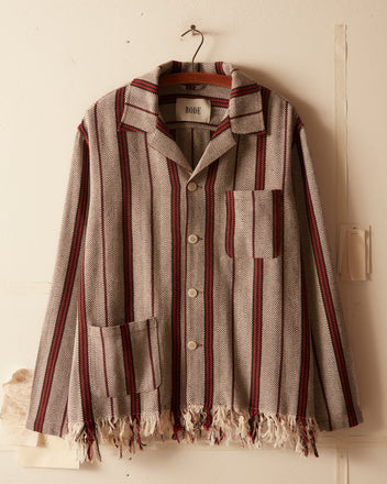 Red Herring Stripe Overshirt OOAK SHIRT BODE New York