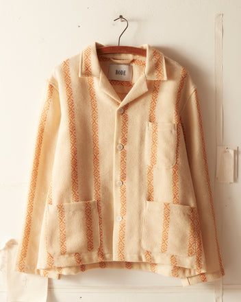 Sand Dune Stripe Overshirt - M/L SHIRT BODE New York
