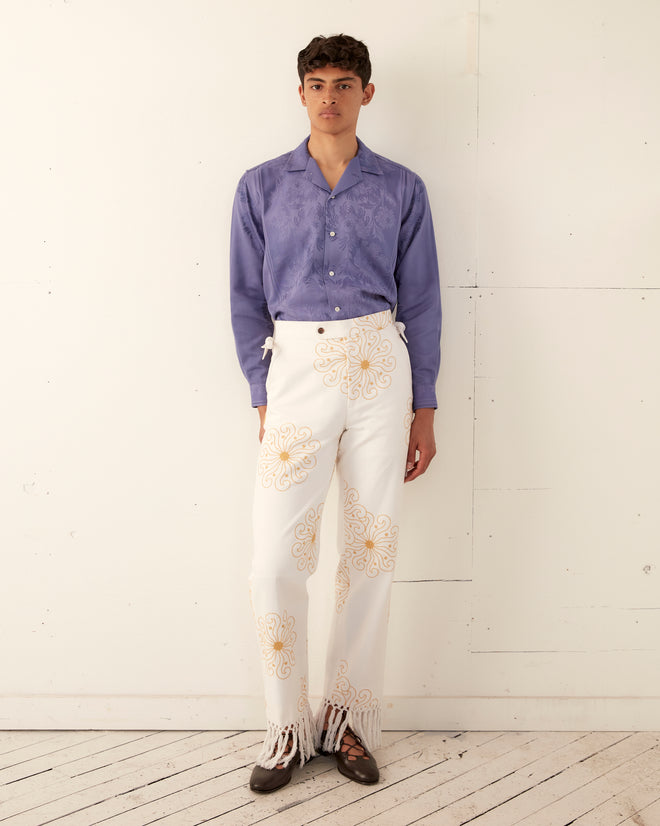 Soleil Fringe Trousers TROUSERS BODE New York