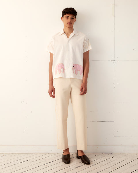 Green Meadow Short Sleeve Shirt – BODE