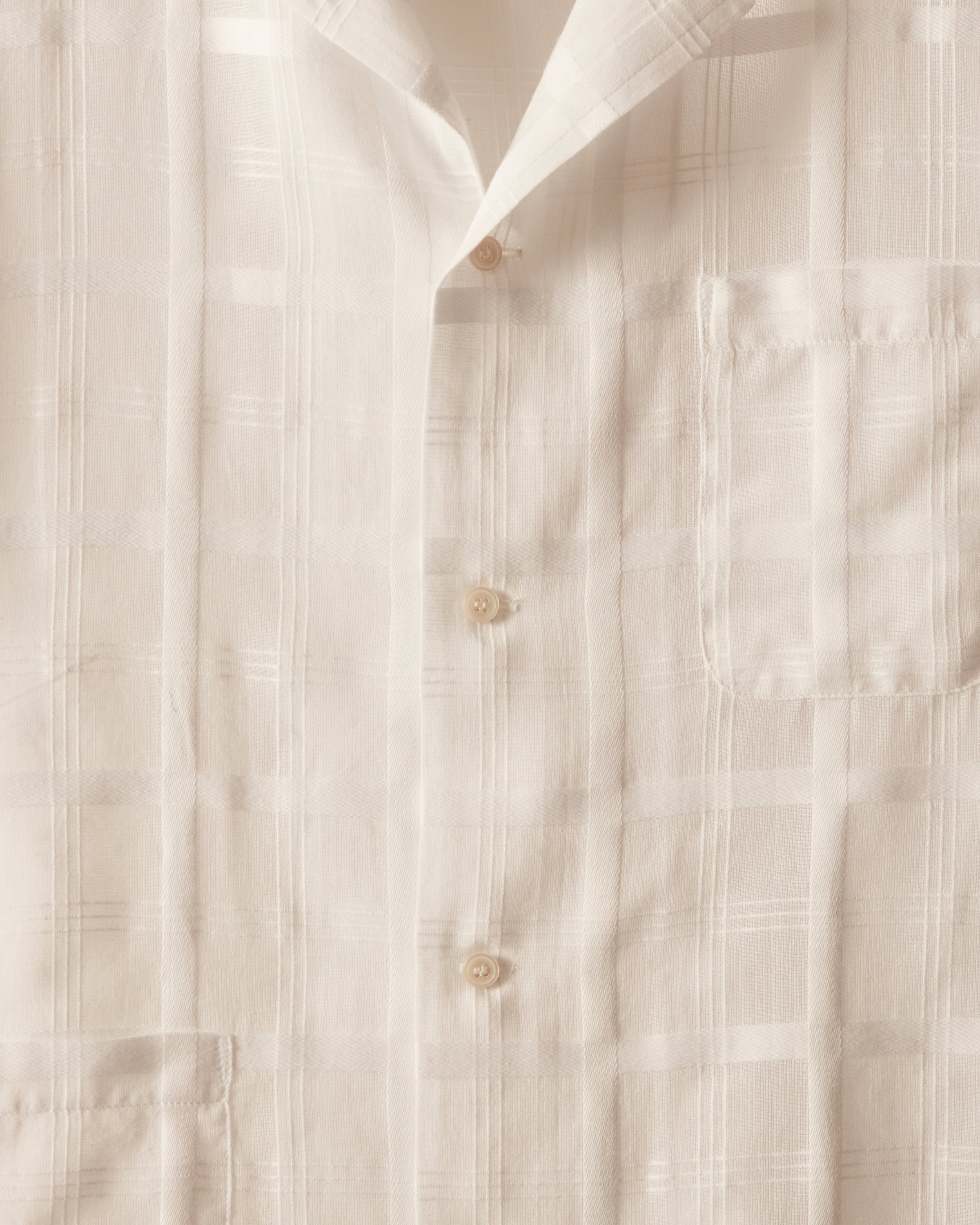 Tonal Plaid Short Sleeve Shirt – BODE