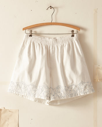 Zig-Zag Couching Shorts SHORTS BODE New York